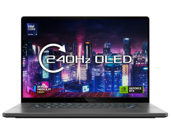 ASUS ROG Zephyrus G16 GU605MI-QR114W (16 inča 2K, Ultra 9 185H, 32GB, 1TB SSD, RTX 4070, Win11 Home) laptop 