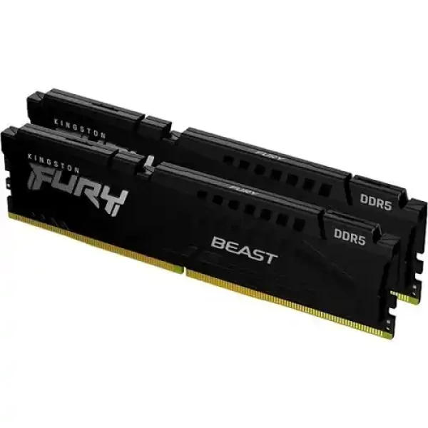 RAM DIMM DDR5 32GB (2x16GB) 6000MHz Kingston Fury Beast Black KF560C30BBK2-32