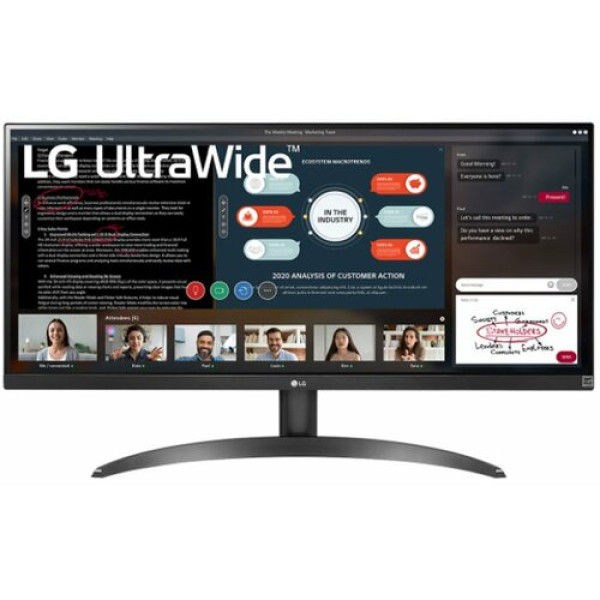 Monitor LG 29WP500-B 29''/IPS,21:9/2560x1080/75Hz/5ms GtG/HDMIx2/freesync/VESA/crna