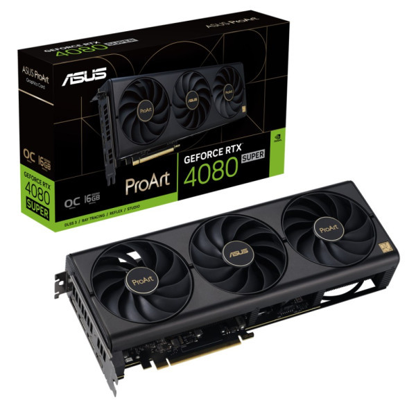 Grafička karta ASUS PROART-RTX4080S-016G NVD/16GB/GDDR6X/256bit/crna