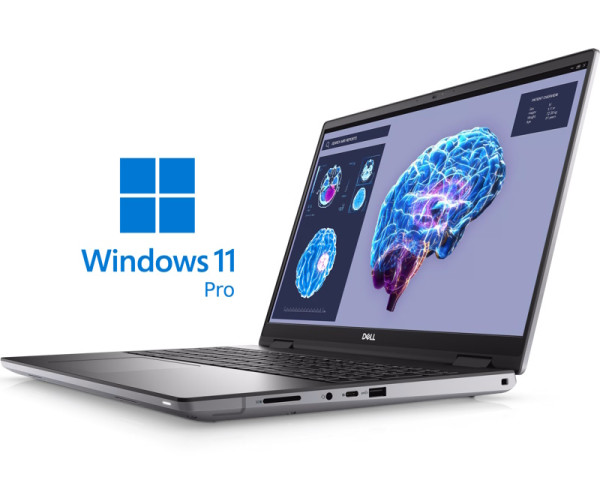 DELL Precision M7680 16'' FHD+ i7-13850HX 64GB 1TB SSD RTX 3500 BL SC Win11Pro 3yr Pro 
