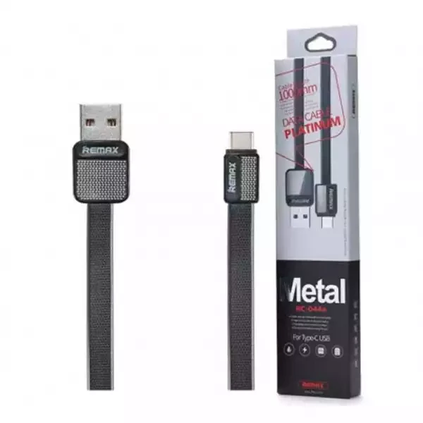 Kabl USB Platinum RC-044ar Tip C crni 2,4A 1m , Remax