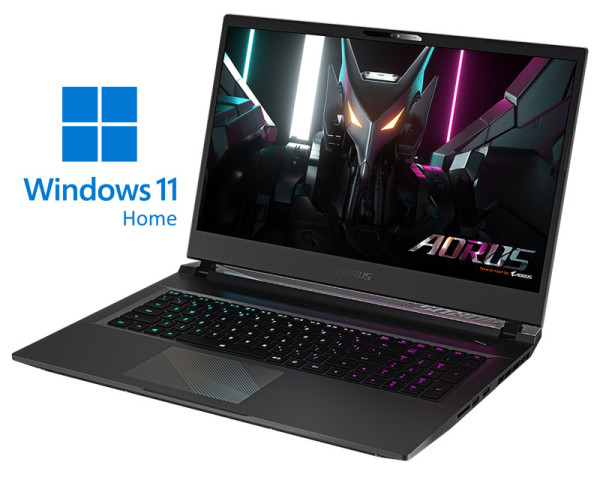 GIGABYTE AORUS 17 BSF 17.3 inch QHD 240Hz i7-13700H 16GB 1TB SSD GeForce RTX 4070 8GB Backlit Win11Home gaming laptop 