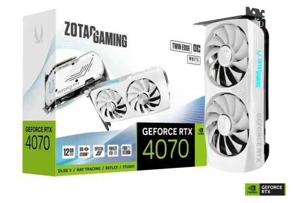 Grafička karta Zotac GAMING GeForce RTX 4070 Twin Edge OC White Edition 12GB DDR6 192 bit 3xDP/HDMI