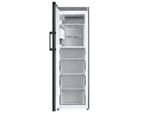 Frižider SAMSUNG RZ32C76CE22/jedna vrata/NoFrost/E/Bespoke/ledomat/WiFi/344L/186x59,5x69,4cm/crna