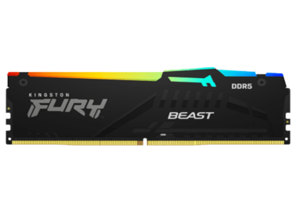 Memorija KINGSTON 32GB/DIMM/DDR5/5200MHz/CL40/FURY Beast RGB XMP