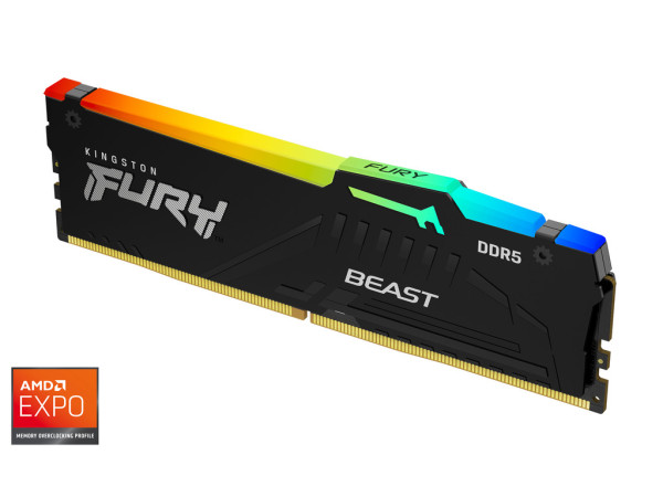 Memorija KINGSTON 16GB/DIMM/DDR5/5600MHz/CL36/FURY Beast RGB EXPO
