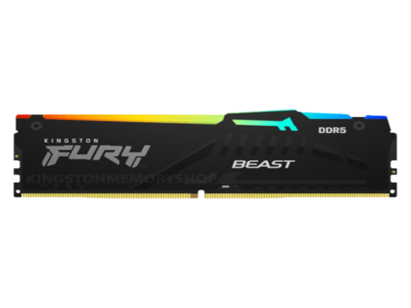 Memorija KINGSTON 16GB/DIMM/DDR5/6000MHz/CL36/FURY Beast RGB EXPO
