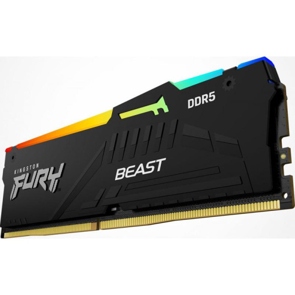 Memorija KINGSTON 16GB/DIMM/DDR5/6000MHz/CL40/FURY Beast RGB XMP