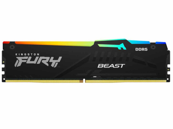 Memorija KINGSTON 32GB/DIMM/DDR5/6000MHz/CL40/FURY Beast RGB XMP