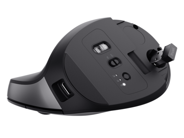 Miš TRUST BAYO+ bežični/Ergonomic/multidevice/crna