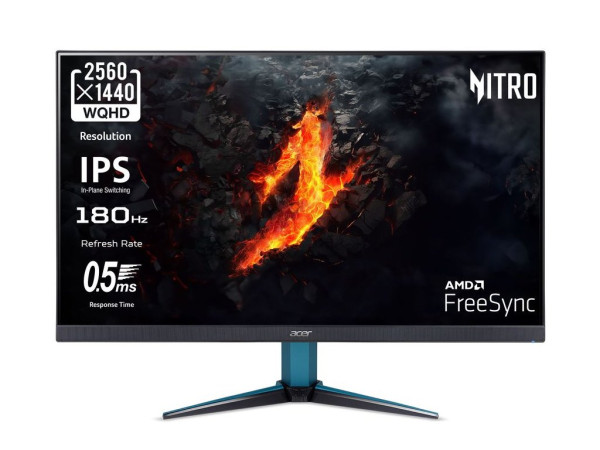 Monitor ACER Nitro VG271UM3bmiipx 27''/IPS/2560x1440/180Hz/1ms VRB/HDMIx2,DP/Freesync/VESA/crna