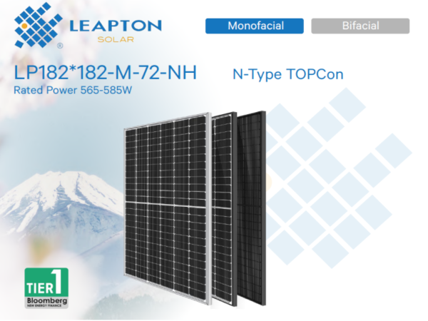 PV modul LEAPTON,575W,MF,N Tip,1400mm