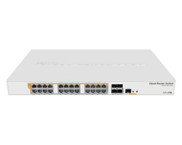 MIKROTIK (CRS328-24P-4S+RM) RouterOS 5L ili SwitchOS dual boot PoE switch (48825)