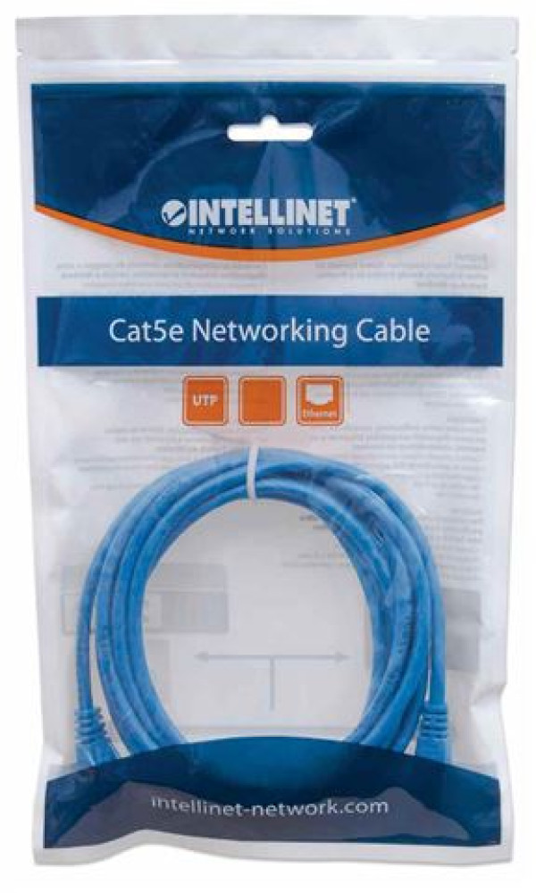 Kabl Intellinet Patch, Cat6, UUTP, 1.5 m, plavi