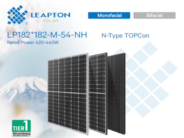 PV modul LEAPTON,440W,MF,N Tip,1100mm