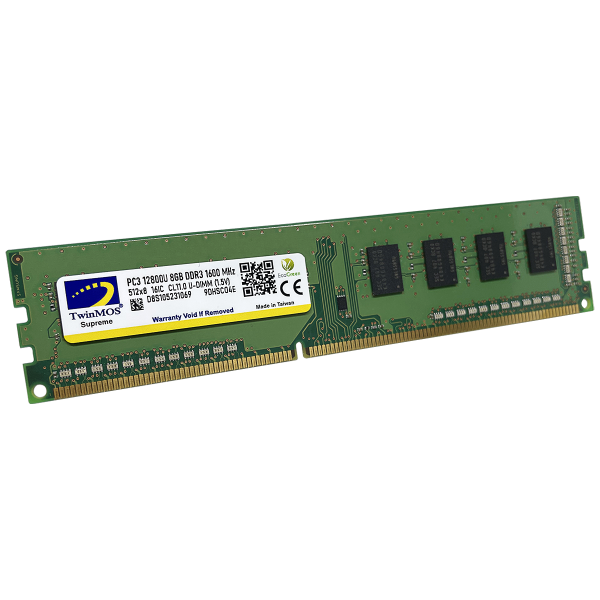 RAM DIMM DDR3 8GB 1600MHz TwinMOS MDD38GB1600D
