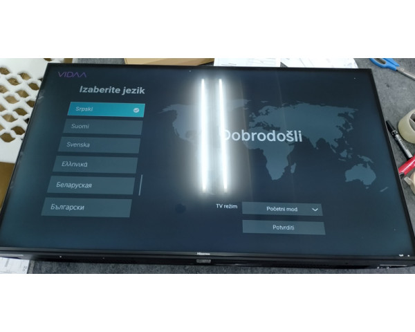 HISENSE 43'' H43A7100F Smart UHD TV G outlet 