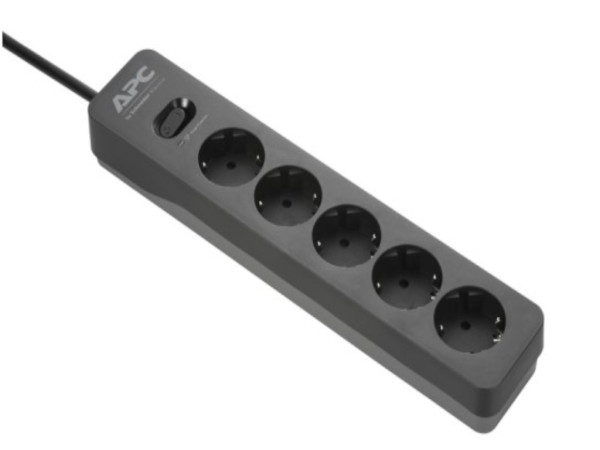 APC Essential SurgeArrest 5 Outlet Black 230V Germany