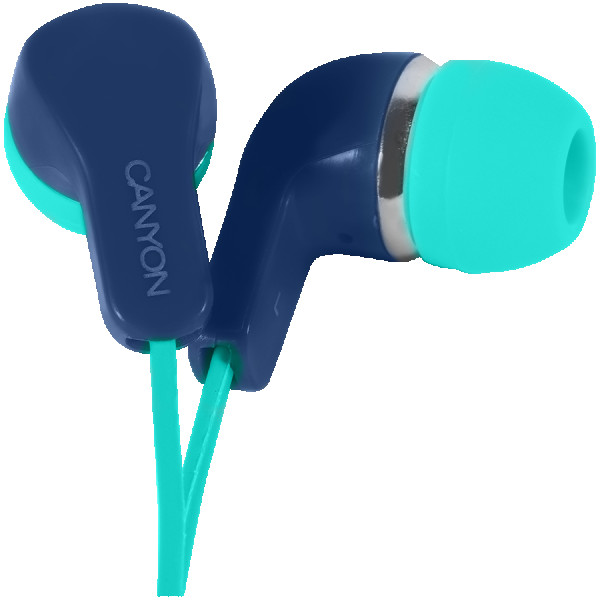 CANYON headphones EPM-02 Mic 1.2 m Blue Green ( CNS-CEPM02GBL ) 