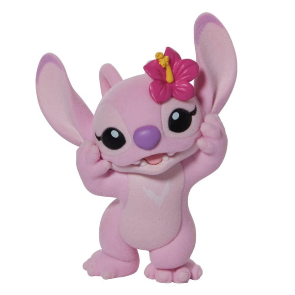 Flocked Angel Figurine