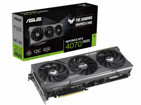 Grafička karta ASUS TUF-RTX4070S-O12G-GAMING NVD/12GB/GDDR6X/192bit/crna