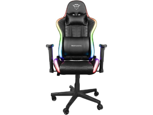 Stolica TRUST GXT 716 RIZZA gaming/RGB LED/crna