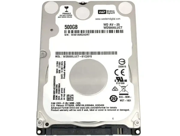 Hard disk 2.5 SATA3 Western Digital 500GB 32MB WD5000LUCT