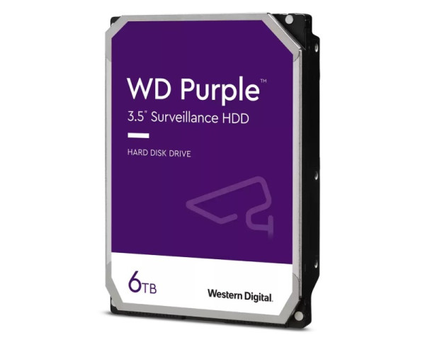 WD 6TB 3.5'' SATA III 64MB IntelliPower WD63PURZ Purple hard disk