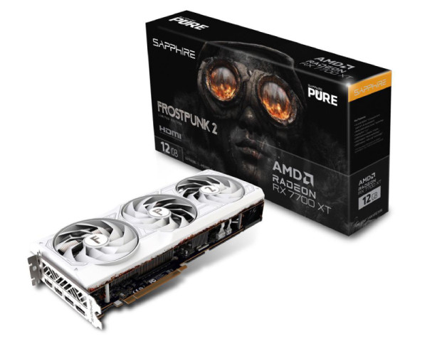 SVGA Sapphire Radeon RX 7700XT PURE FROSTPUNK EDITION 12GB GDDR6, 11335-08-50G