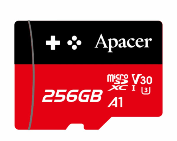 APACER Memorijska kartica microSDXC UHS-I U3 V30 A1 256GB AP256GMCSX10U7-RAGC