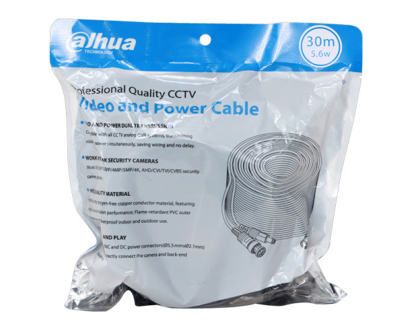 DAHUA PFM942I-30-5 CCTV Koaksijalni kabl sa naponskim kablom 30m 