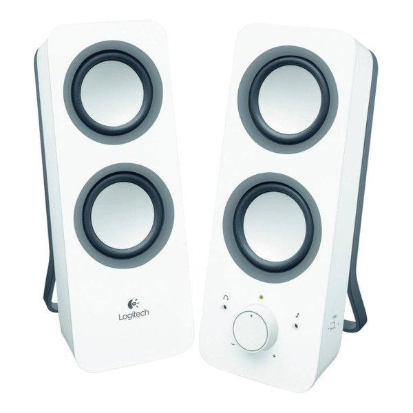 LOGITECH Z200 Stereo Speakers - SNOW WHITE - 3.5 MM ( 980-000811 ) 