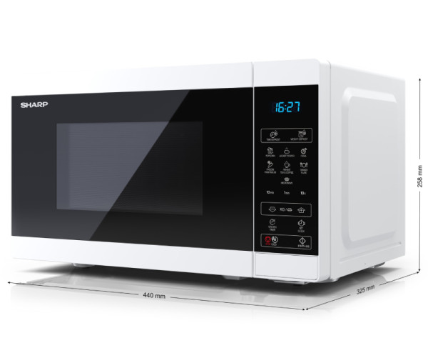 SHARP YC-MS02E-W mikrotalasna rerna bela
