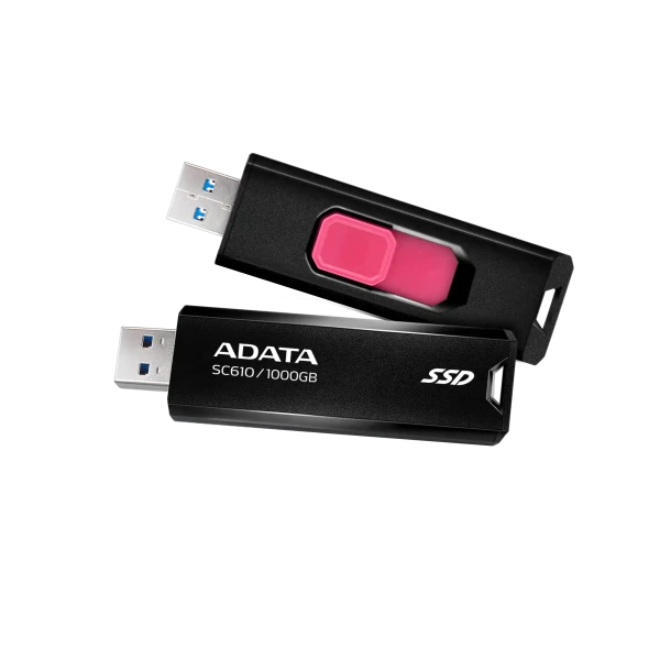 Eksterni USB SSD Stick Adata SC610-1000G-CBK/RD 1TB Black