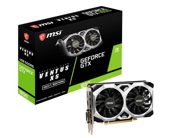 VGA MSI GTX 1650 D6 VENTUS XS OCV1
