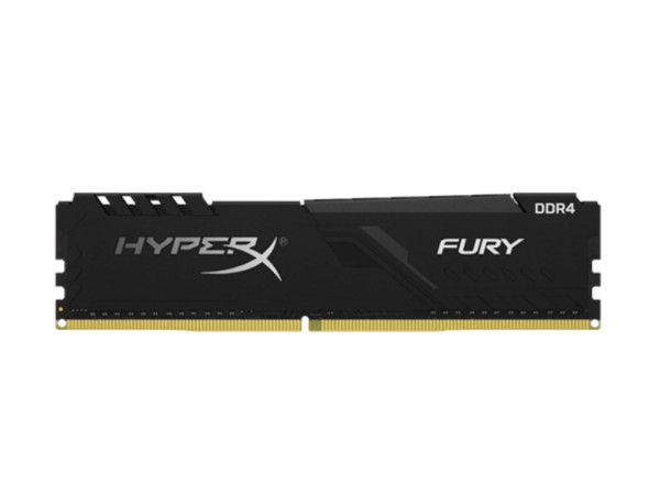 Memorija KINGSTON HX426C16FB3 4/4GB/DIMM/DDR4/2666MHz/HyperX Fury/crna