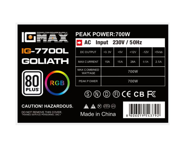 Napajanje IG-MAX IG7700L GOLIATH SMD