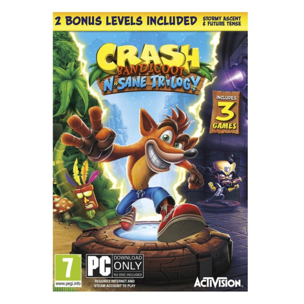 PC Crash Bandicoot N. Sane Trilogy (code in a box)